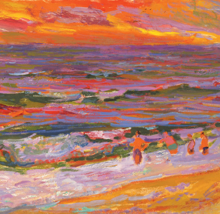 Картина 'На морі' написана Миколою Петровичем Глущенком