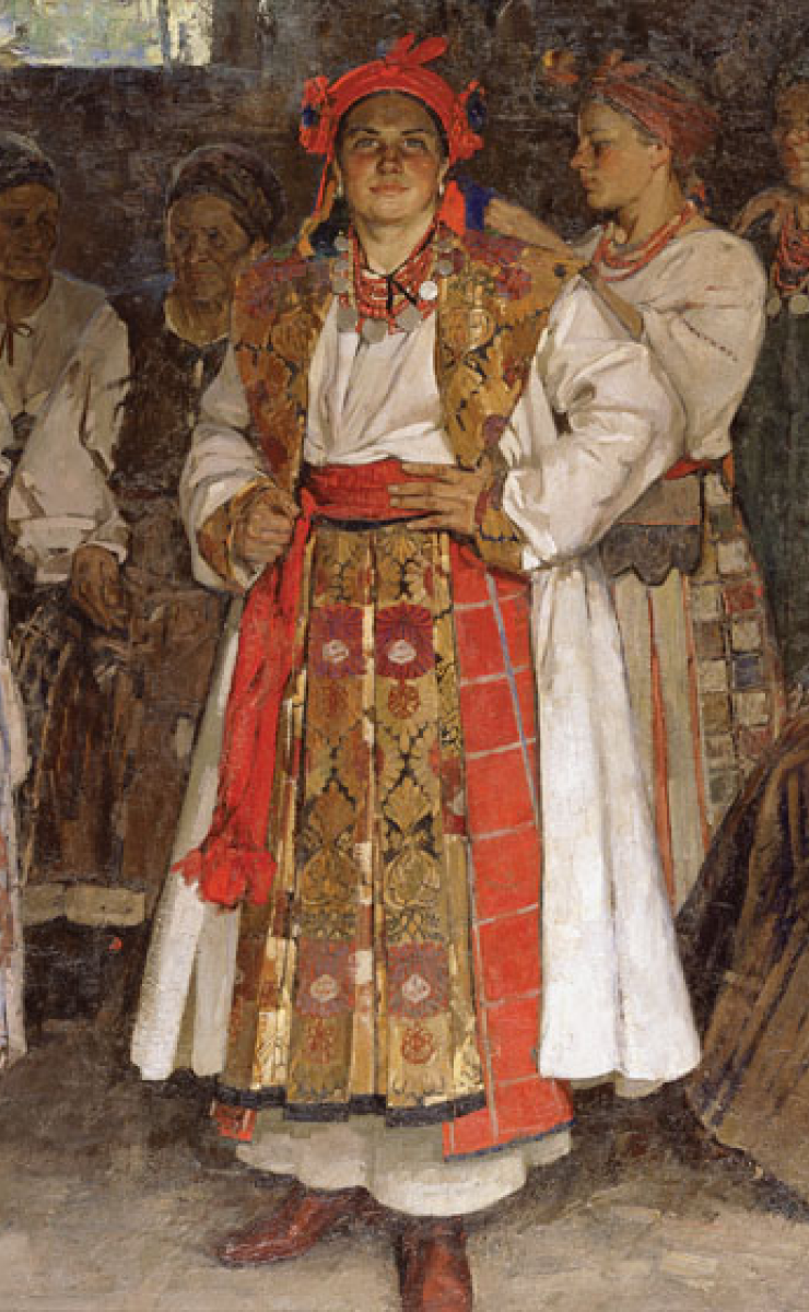 Картина 'Наречена' написана Кричевським Федором Григоровичем